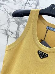 Okify Prada Yellow Tank Top SML  - 4