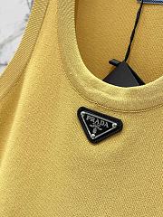 Okify Prada Yellow Tank Top SML  - 2