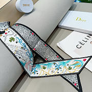 Okify Dior Multicolor Small Scarf 6x100cm 21401 - 2