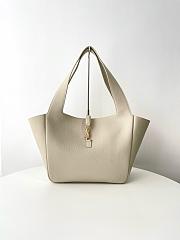 Okify YSL LE 5 À 7 Bea Bag In White 50x28x18cm - 1