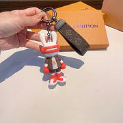 Okify Louis Vuitton Red Rabbit Keyring  - 4