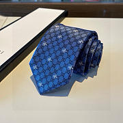 Okify Gucci Blue Silk Tie 21438 - 5