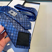 Okify Gucci Blue Silk Tie 21438 - 4