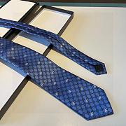 Okify Gucci Blue Silk Tie 21438 - 3