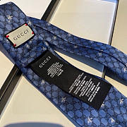 Okify Gucci Blue Silk Tie 21438 - 2