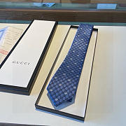 Okify Gucci Blue Silk Tie 21438 - 1