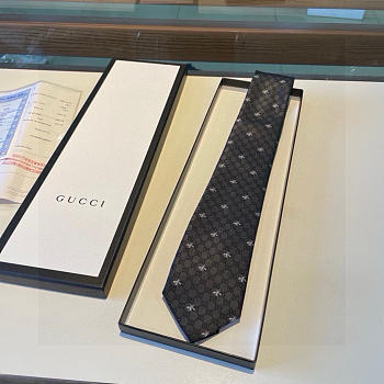 Okify Gucci Black Silk Tie 21439