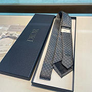 Okify Dior Cannage Silk Tie In Grey 21446 - 2