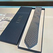 Okify Dior Cannage Silk Tie In Grey 21446 - 3