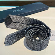 Okify Dior Cannage Silk Tie In Grey 21446 - 5