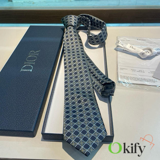 Okify Dior Cannage Silk Tie 21448 - 1