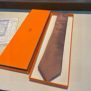 Okify Hermes Twill Silk Tie 21449 - 1