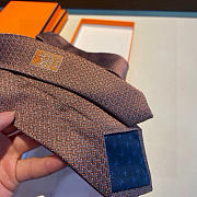 Okify Hermes Twill Silk Tie 21449 - 2