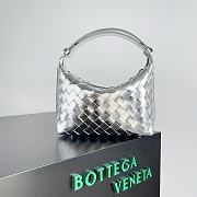 Okify Bottega Veneta Wallace Bag In Silver 22x13x9cm  - 1
