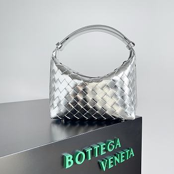 Okify Bottega Veneta Wallace Bag In Silver 22x13x9cm 