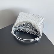 Okify Bottega Veneta Wallace Bag In Silver 22x13x9cm  - 3