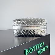 Okify Bottega Veneta Wallace Bag In Silver 22x13x9cm  - 2