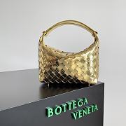 Okify Bottega Veneta Wallace Bag In Gold 22x13x9cm  - 1