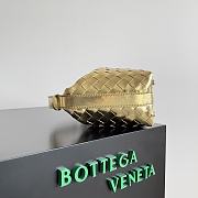 Okify Bottega Veneta Wallace Bag In Gold 22x13x9cm  - 2