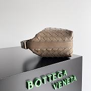 Okify Bottega Veneta Wallace Bag In Pinecone Brown 22x13x9cm  - 3