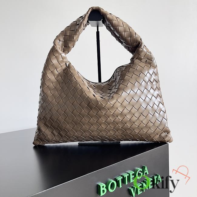 Okify Bottega Veneta Hop Bag In Pinecone Brown 41x20x8cm - 1