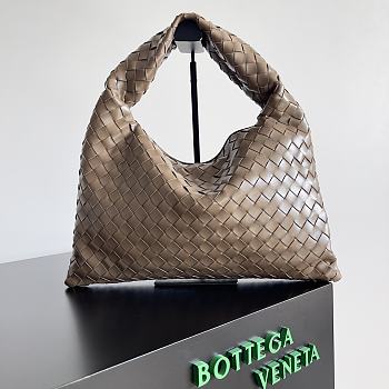 Okify Bottega Veneta Hop Bag In Pinecone Brown 41x20x8cm