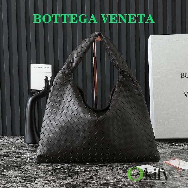 Okify Bottega Veneta Medium Hop Bag In Brown 46x21x10cm - 1