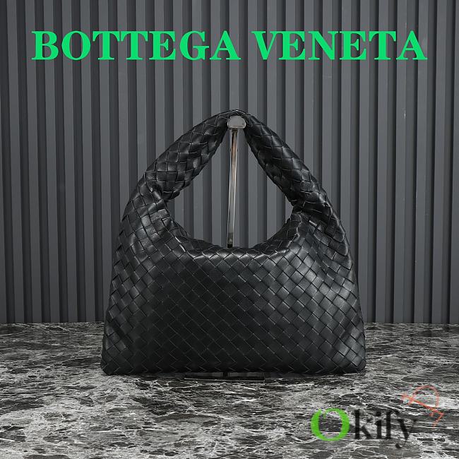 Okify Bottega Veneta Small Hop Bag In Black 41x20.5x7.5cm  - 1