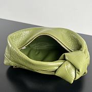 Okify Bottega Veneta Jodie Crocodile Bag In Matcha Green 28x23x8cm  - 4