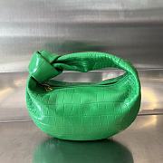 Okify Bottega Veneta Jodie Crocodile Bag In Parakeet Green 28x23x8cm  - 1