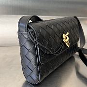 Okify Bottega Veneta Mini Andiamo Bag In Black 21.5x13.5x4.5cm  - 3