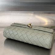 Okify Bottega Veneta Mini Andiamo Bag In Green 21.5x13.5x4.5cm  - 6