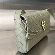 Okify Bottega Veneta Mini Andiamo Bag In Green 21.5x13.5x4.5cm  - 3