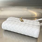 Okify Bottega Veneta Mini Andiamo Bag In White 21.5x13.5x4.5cm  - 4