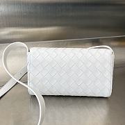 Okify Bottega Veneta Mini Andiamo Bag In White 21.5x13.5x4.5cm  - 2