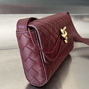 Okify Bottega Veneta Mini Andiamo Bag In Red 21.5x13.5x4.5cm  - 4