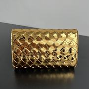 Okify Bottega Veneta Andiamo Wallet In Gold 19x11.5x3cm - 3