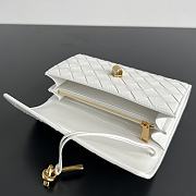 Okify Bottega Veneta Andiamo Wallet In White 19x11.5x3cm - 5