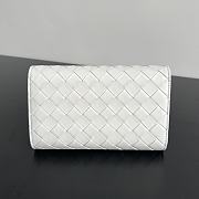 Okify Bottega Veneta Andiamo Wallet In White 19x11.5x3cm - 4