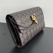 Okify Bottega Veneta Andiamo Wallet In Fondant 19x11.5x3cm - 5