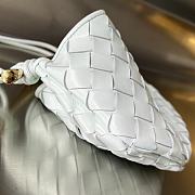 Okify Bottega Veneta Baby Sardine Bag In White 20x12x2.5cm - 4