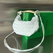 Okify Bottega Veneta Baby Sardine Bag In White 20x12x2.5cm - 1