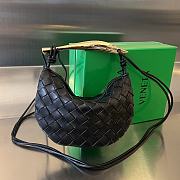 Okify Bottega Veneta Baby Sardine Bag In Black 20x12x2.5cm - 1