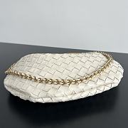 Okify Bottega Veneta Sardine Chain Bag In White 33x20x4cm - 3