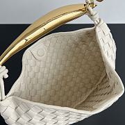 Okify Bottega Veneta Sardine Chain Bag In White 33x20x4cm - 2