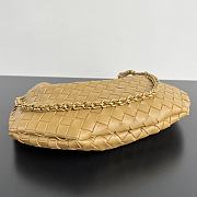 Okify Bottega Veneta Sardine Chain Bag In Brown 33x20x4cm - 4