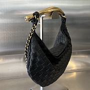 Okify Bottega Veneta Sardine Chain Bag In Black 33x20x4cm - 3