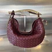 Okify Bottega Veneta Sardine Chain Bag In Red 33x20x4cm - 1