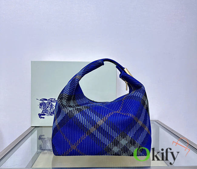 Okify Goyard Duffle Bag In Blue 28x16.5x33.5cm - 1