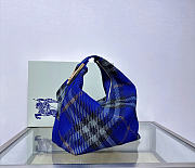 Okify Goyard Duffle Bag In Blue 28x16.5x33.5cm - 4